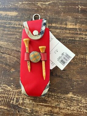 NWT BURBERRY Golf Tee Pouch